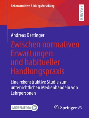 cover image of Zwischen normativen Erwartungen und habitueller Handlungspraxis